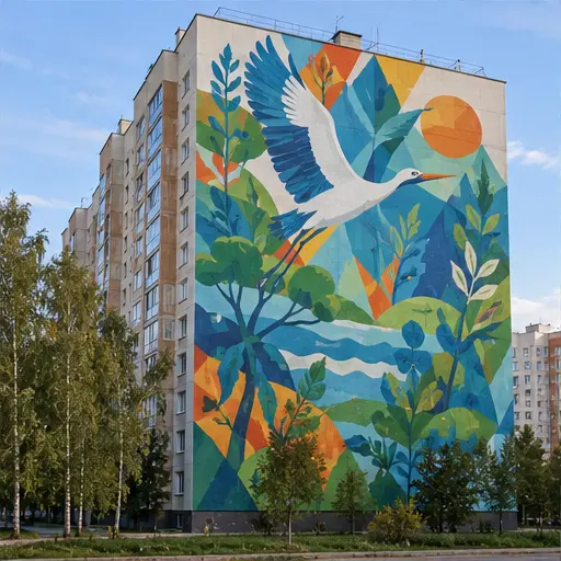 «КАМ-ОН»: восемь муралов добавили городу цвета